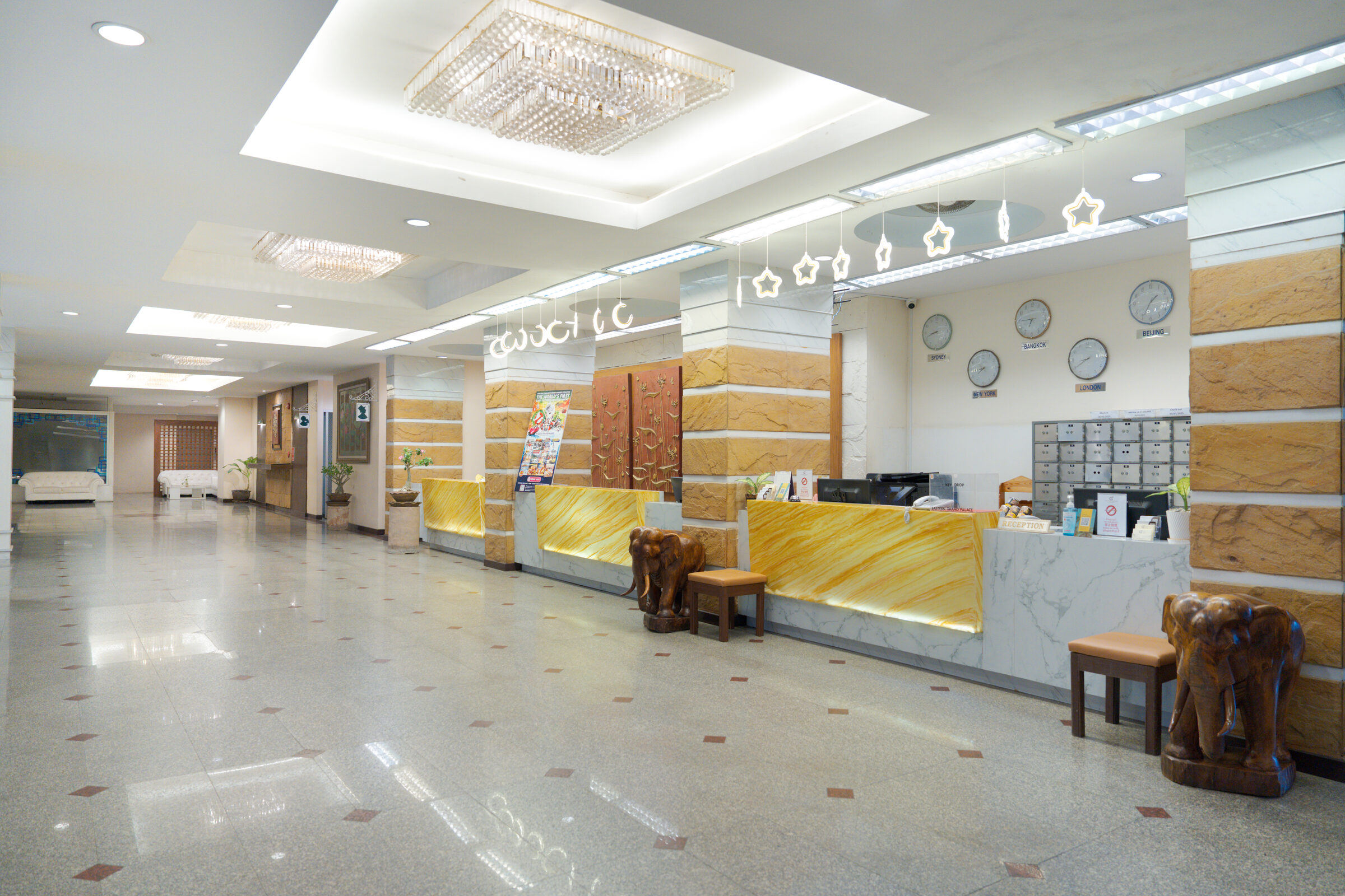 Reception lobby